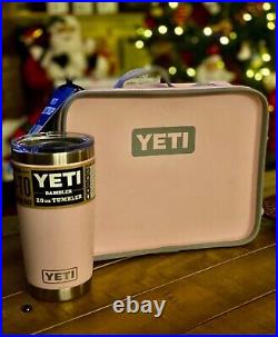 YETI Day Trip Lunch Box with 20 Oz. Rambler in beautiful Ice Pink. RETIRED