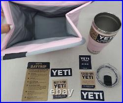 YETI Daytrip Lunch Bag & 30 Oz Rambler Tumbler in Ice Pink Discontinued Color