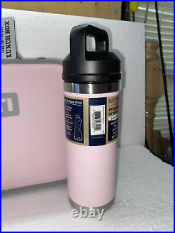 YETI Daytrip Lunch Box / 20 Oz Rambler / 18 Oz Bottle Ice Pink Hard To Find