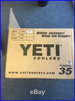 Yeti Cooler Tundra 35 Quart White YT35W New
