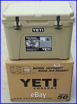 Yeti Cooler Tundra 50 Quart Tan YT50T New