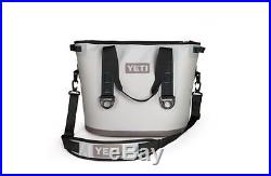 Yeti Coolers Hopper 30 Portable Cooler Fog Gray/Tahoe Blue YHOP30 Free S+H