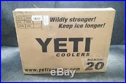 Yeti Coolers YR20W White Roadie 20 5.2 Gallon Cooler 20x13-3/8x14-3/8