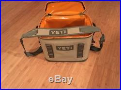 Yeti Hopper Flip 12, TAN/ORANGE, Cooler Bag Leak Proof pre owned