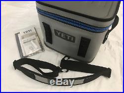 Yeti Hopper Flip 12 soft cooler Grey/ Blue $250 MSRP NR