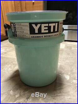 Yeti Loadout Bucket With Lid Limited Edition Seafoam