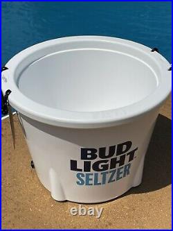 Yeti Tank 85 Ice Tub Bucket Cooler Tote with Bud Light Seltzer Logo 96 Cans NIB