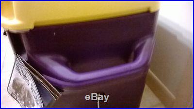 Yukon Cold Lockers, 70 quart, Purple & Gold, Seamless Roto-Mold